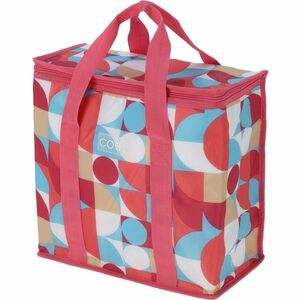 Retro hűtőtáska kocka 16 l, piros, piros kép