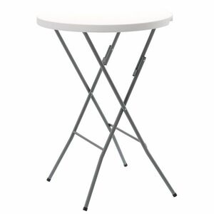Aldotrade összecsukható catering asztal, szélesség 80 x magasság 110 cm, kerek kép