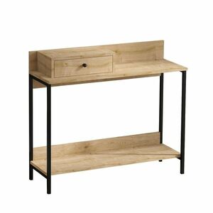 Alix Sapphire Oak konzolasztal kép
