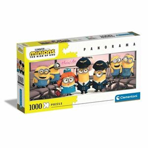 Clementoni Puzzle 1000 darabos panoráma Minionok kép