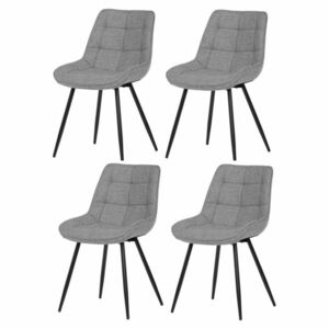 CT-395 SIL2 étkezőszék szett, 4 db, szürke kép