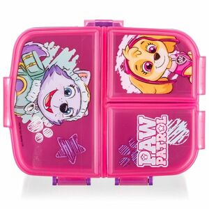 Vetro-plus Box snackdoboz, osztott PATROLA Girl17, 5 x 13 cm, rózsaszín kép