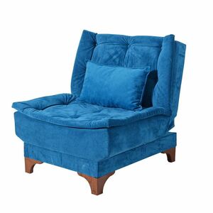 Kelebek Berjer Dark Blue fotel, sötétkék kép