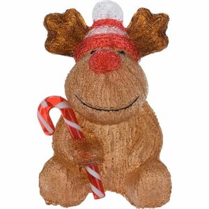Candy reindeer karácsonyi LED dekoráció, 24 cm kép
