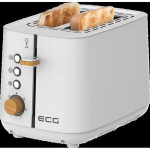 ECG ST 2768 kenyérpirító Timber White, fehér kép