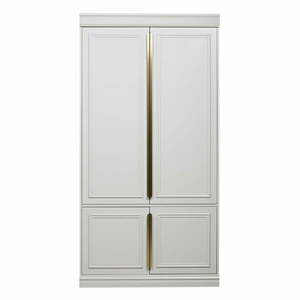 Világosszürke borovi fenyő ruhásszekrény 110x215x44 cm Organize – WOOOD kép