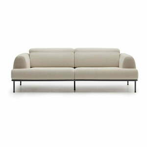 Bézs buklé kanapé 234 cm Aurum – Kave Home kép