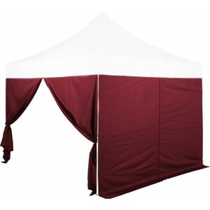 ISNTENT PRO Oldalfal parti sátorhoz 3 x 3 m bordó kép