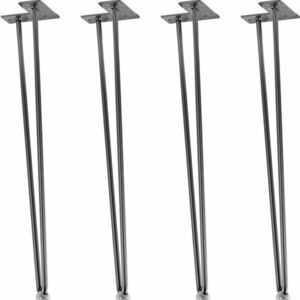 STILISTA Bútorláb 2 rúdból álló 60 cm ezüst kép