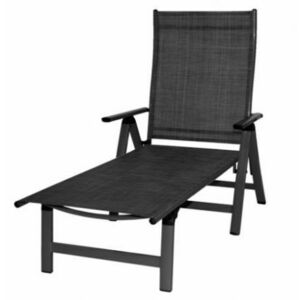 SUN GARDEN Kerti nyugágy LONDON antracit+ fekete kép