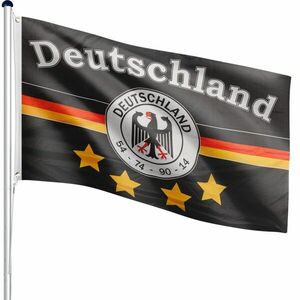 FLAGMASTER® Zászló rúddal Német foci 650 cm kép