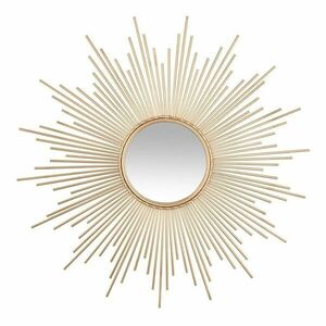 Nap formájú kerek falitükör, 99 cm, arany - ROI SOLEIL - Butopêa kép
