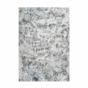 Modern mintás szőnyeg, ezüst, poliészter, 160x230 cm - CARRELIS - Butopêa kép