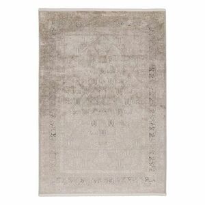 Szőnyeg, kopott mintás, barnásszürke, viszkóz - akril, 120x170 cm - LUNE D'OR - Butopêa kép
