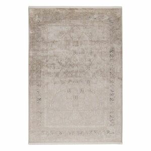 Szőnyeg, kopott mintás, barnásszürke, viszkóz - akril, 200x290 cm - LUNE D'OR - Butopêa kép