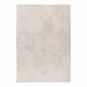 Szőnyeg, geometriai mintás, bézs, 160x230 cm - RONDOUNET - Butopêa kép