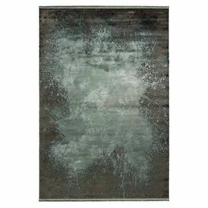 Szőnyeg, Pierre Cardin, fényes hatású, sötétzöld - barna, tencel - viszkóz - akrill, 80x150 cm - LOST - Butopêa kép