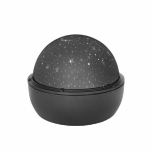 LED-es éjszakai fény, csillagos égbolt, műanyag, fekete - Butopêa kép