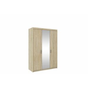 ELLENA 3D ruhásszekrény - sonoma tölgy / NEM / IGEN kép
