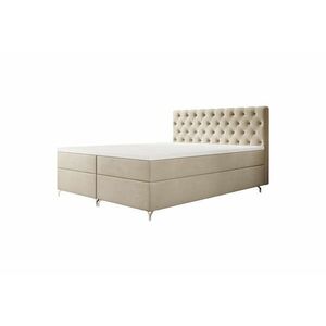 FESTER 2 kárpitozott boxspring ágy - krém / 180x200 kép