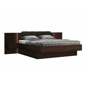 DOTA francia ágy + ágyrács és éjjeli szekrények - wenge / 160x200 / Moravia - 16 cm kép