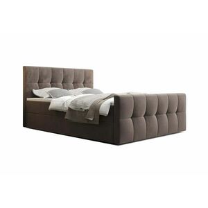 Kárpitozott boxspring ágy HATAN - Barna / 180x200 kép