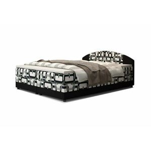 Kárpitozott boxspring ágy ORAN - damir 3/rainbow 15 / 140x200 kép