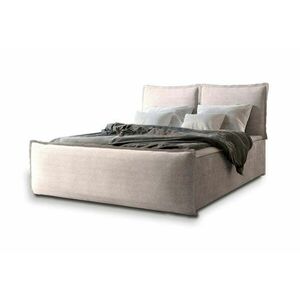 MANTA boxspring kárpitozott ágy - bézs / 180x200 kép