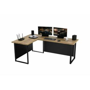 NAVI 2 sarok számítógépasztal - Kraft tölgy / 1, 8 kép