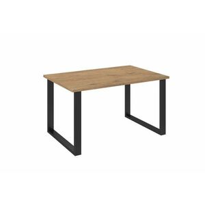 DUSTY tömörfa étkezőasztal - Barna / 90 / 138 kép