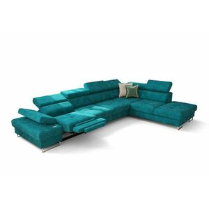 GALA RELAX sarok ülőgarnitúra - zöld / jobbos kép