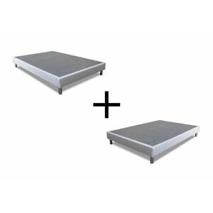 Akciós készlet 1+1 kárpitozott ágy SNOW - 90x200 kép