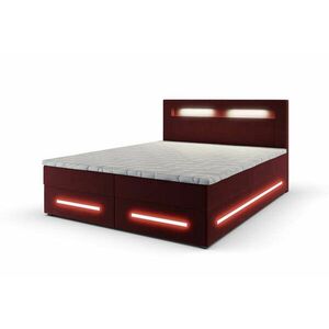 MINOR kárpitozott boxspring ágy + fedőmatrac - monolith 59 / 160x200 kép