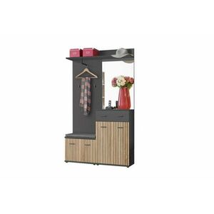 SMARCO 2 előszoba összeállítás - antracit/dub artisan kép