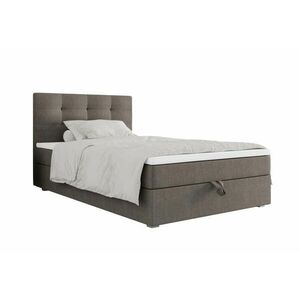 FANO P kárpitozott boxspring ágy - barna / 100x200 / IGEN kép