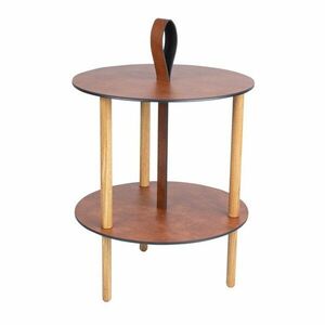Kerek tárolóasztal ø 38 cm Strap S Bull – LIND DNA kép