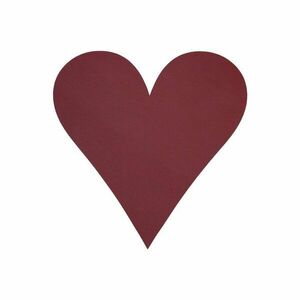 Öko bőr tányéralátét 30x30 cm Heart Nupo – LIND DNA kép