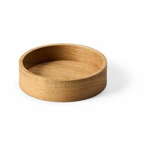 Natúr színű dekoratív fa tárolódoboz ø 11x3 cm Circle S – LIND DNA kép