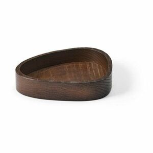 Barna dekoratív fa tárolódoboz 14x12, 5x3 cm Curve S – LIND DNA kép