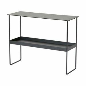 Fekete fém konzolasztal 29x78 cm Bull – LIND DNA kép