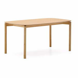 Étkezőasztal kőrisfa dekorral 90x160 cm Indara – Kave Home kép