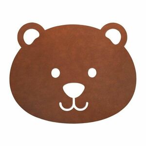 Barna kézi szövésű öko bőr gyerek szőnyeg 73x92 cm Bear XXL Bull – LIND DNA kép