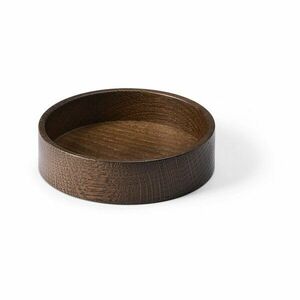Barna dekoratív fa tárolódoboz ø 11x3 cm Circle S – LIND DNA kép