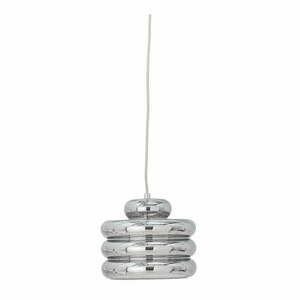 Ezüstszínű függőlámpa üveg búrával ø 24 cm Spike – Bloomingville kép