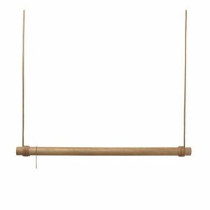 Natúr színű tölgyfa fali ruhatartó állvány 110x200x4 cm Swing L – LIND DNA kép