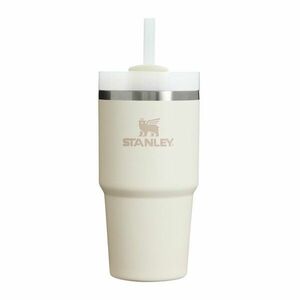 Krémszínű termosz szívószállal 600 ml Quencher H2.O FlowState – Stanley kép