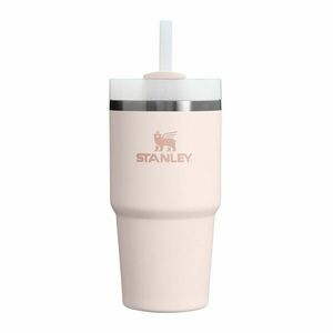 Világos rózsaszín termosz szívószállal 600 ml Quencher H2.O FlowState – Stanley kép