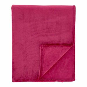 Rózsaszín mikroplüss takaró 130x170 cm Raschel Velvet – Catherine Lansfield kép