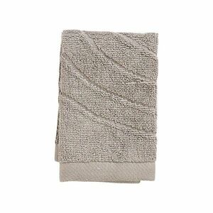 Szürkésbézs frottír pamut törölköző 30x30 cm Time – Zone kép