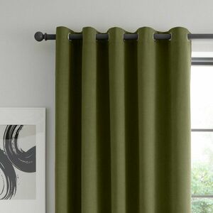Khaki bársony sötétítő függöny szett 2 db-os 117x137 cm Wilson – Catherine Lansfield kép